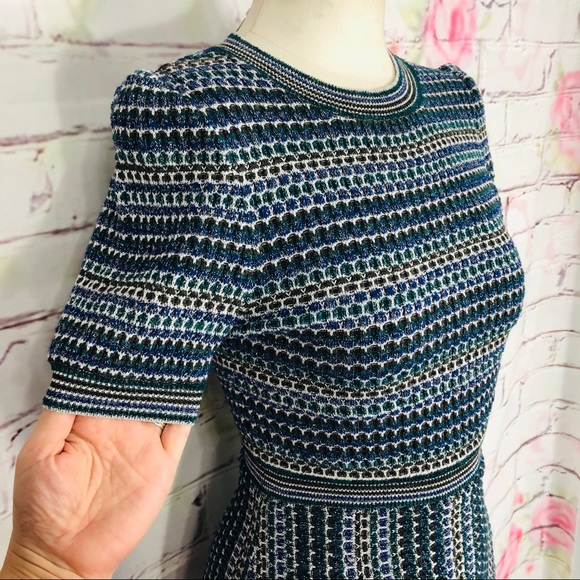 Free people short sleeve metallic sweater dress - Picture 4 of 8